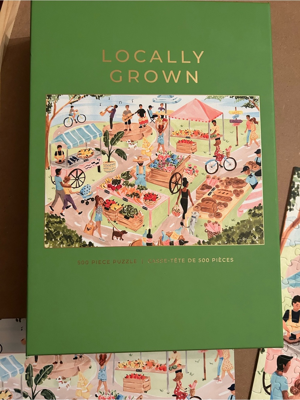 Locally Grown 500-Piece Puzzle - Green - Picture 6 of 10